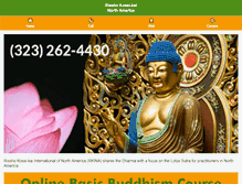 Tablet Screenshot of buddhistcenter-rkina.org